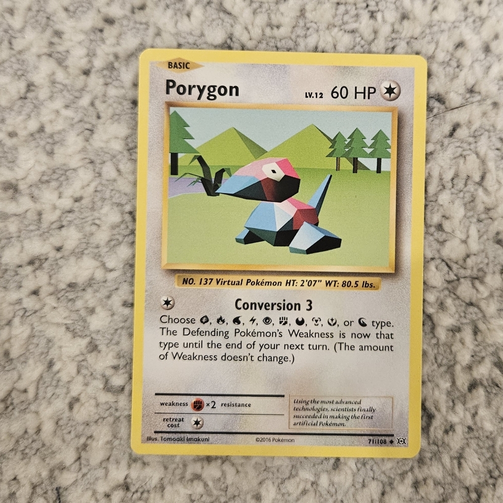 POKEMON TCG Card Porygon Evolutions 071/108